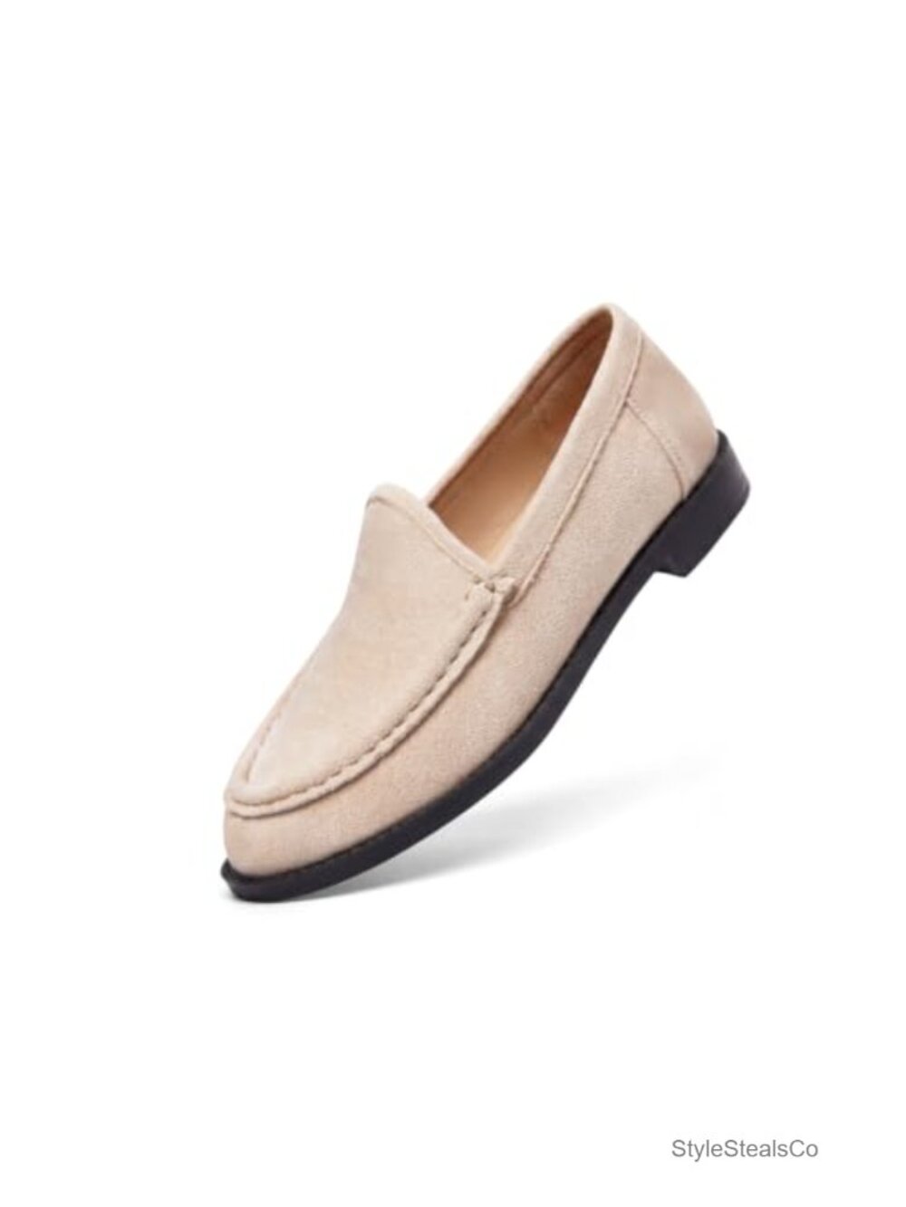Slip On Loafers for Women Comfortable Work Shoes Block Low Heel Non-Slip